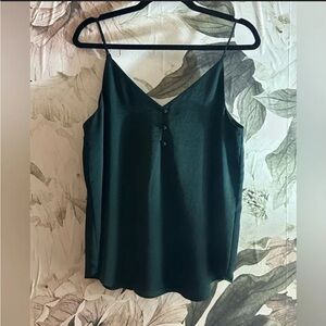 Express Dark Green Women's Blouse